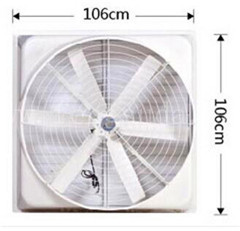 100cm|36寸|六叶模压风机|0.75KW|直接式传动|玻璃钢负压风机