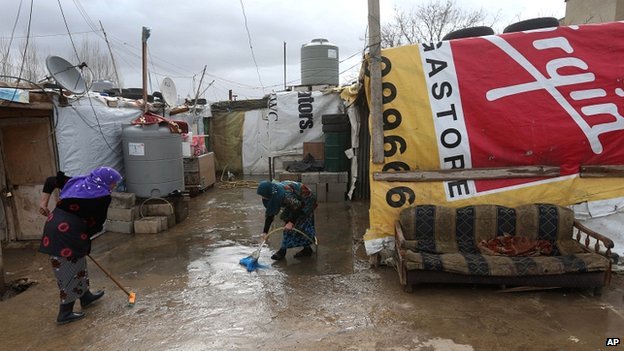 refugee camp, Marej in the Bekaa valley, east Lebanon