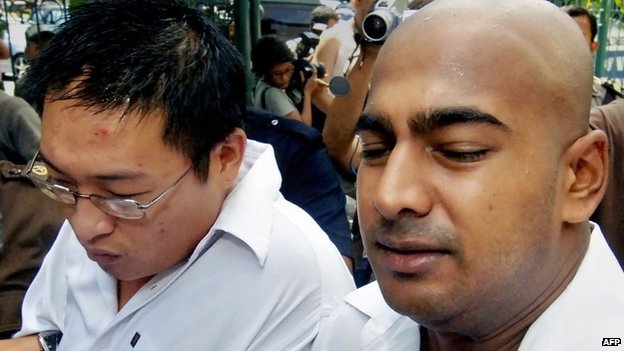 Andrew Chan and Myuran Sukumaran, pictured in 2006